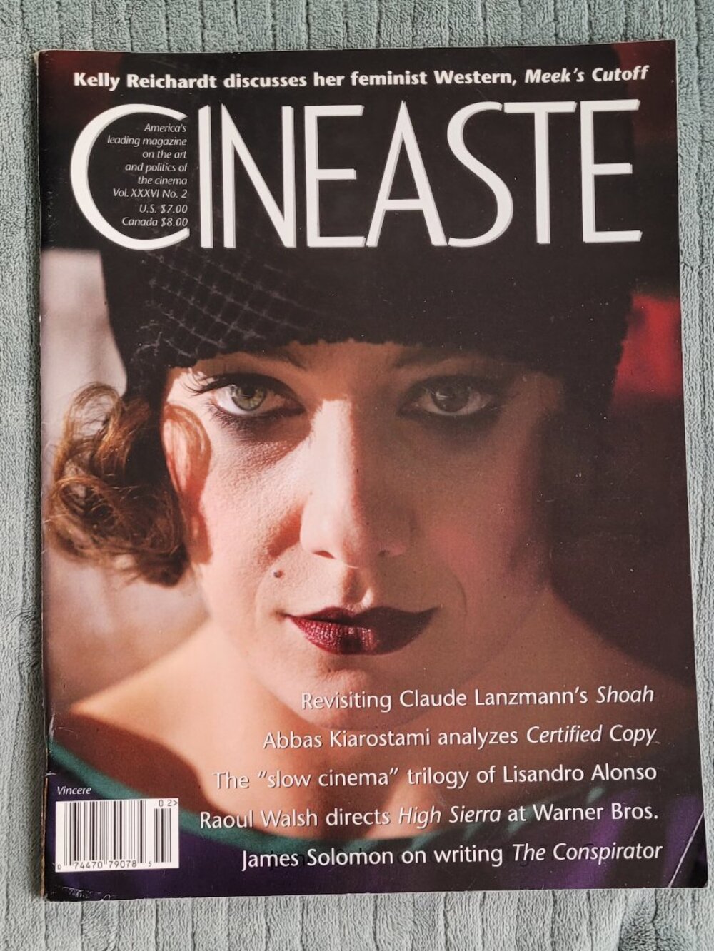 Cineaste Magazine Spring 2011 Issue Meek's Cutoff, Certified Copy. Raoul Walsh
